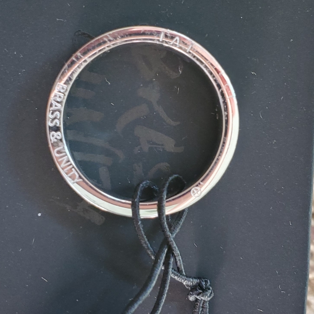 Brass and Unity Silver Ring